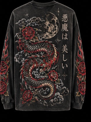 SMS Moon Fang Long-Sleeve Tee